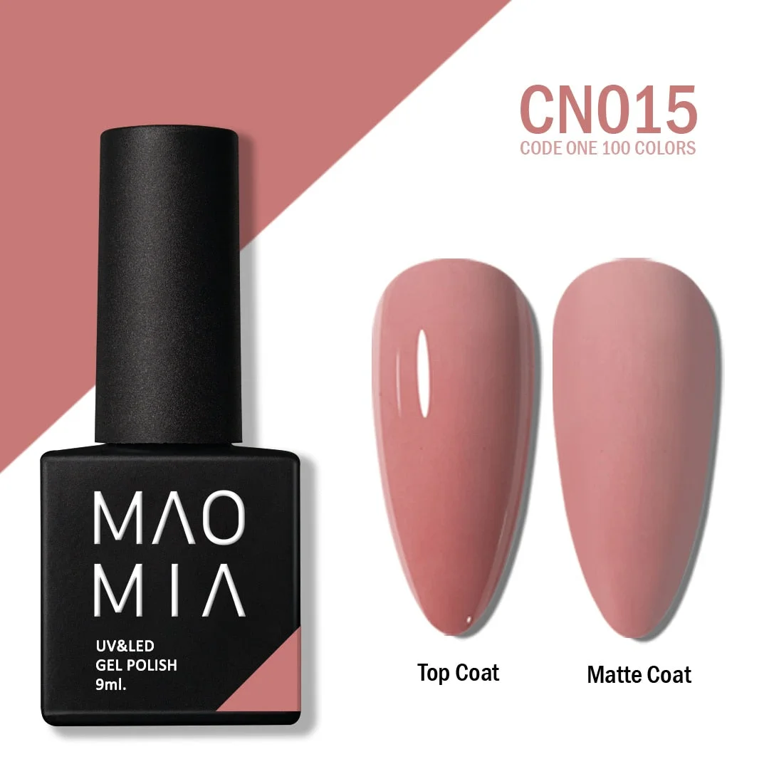 MAOMIA CODE ONE Gel Polish 100 Colors Soak Off UV/LED 9ML Professional Salon Nail Paint Semi Permanent Manicure
