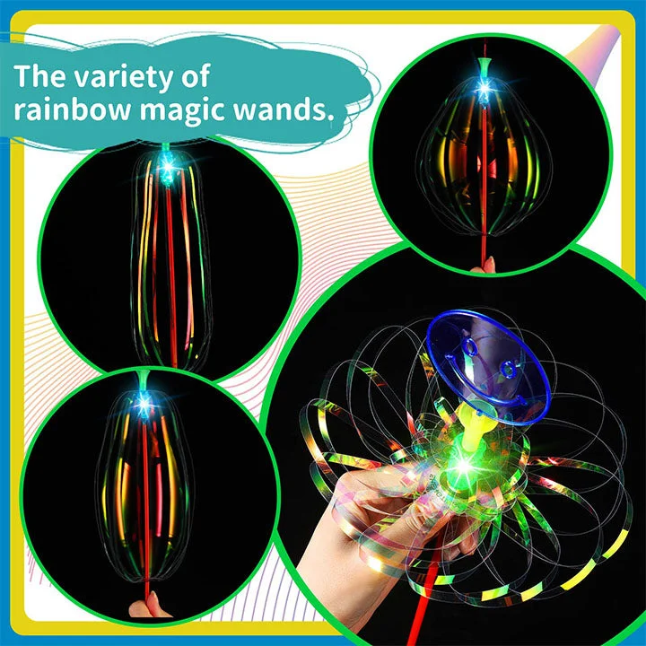 Rainbow Twirler LED Magic Party Stick