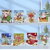 8pcs Diamond Painting Christmas Greeting Cards