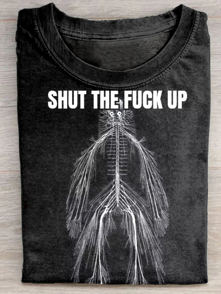 Eagerlys  Shut The Fuck Up T-shirt Eagerlys