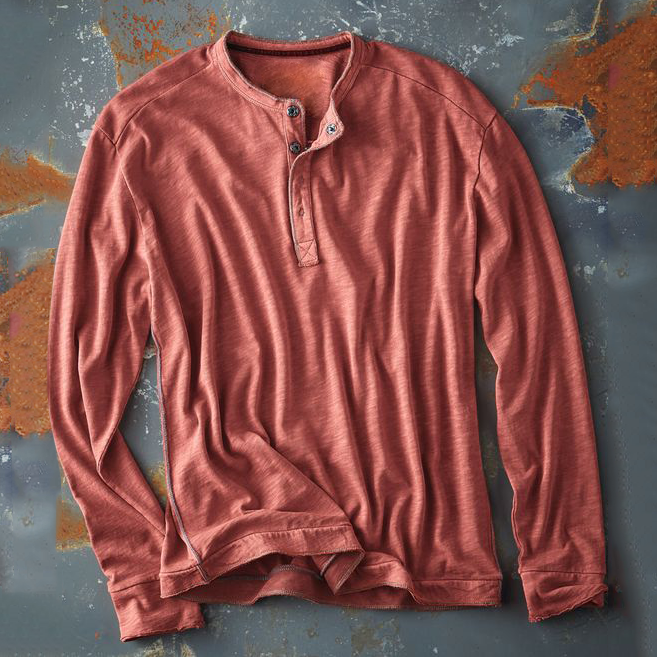 Pre-sale men's casual long-sleeved top T-shirt