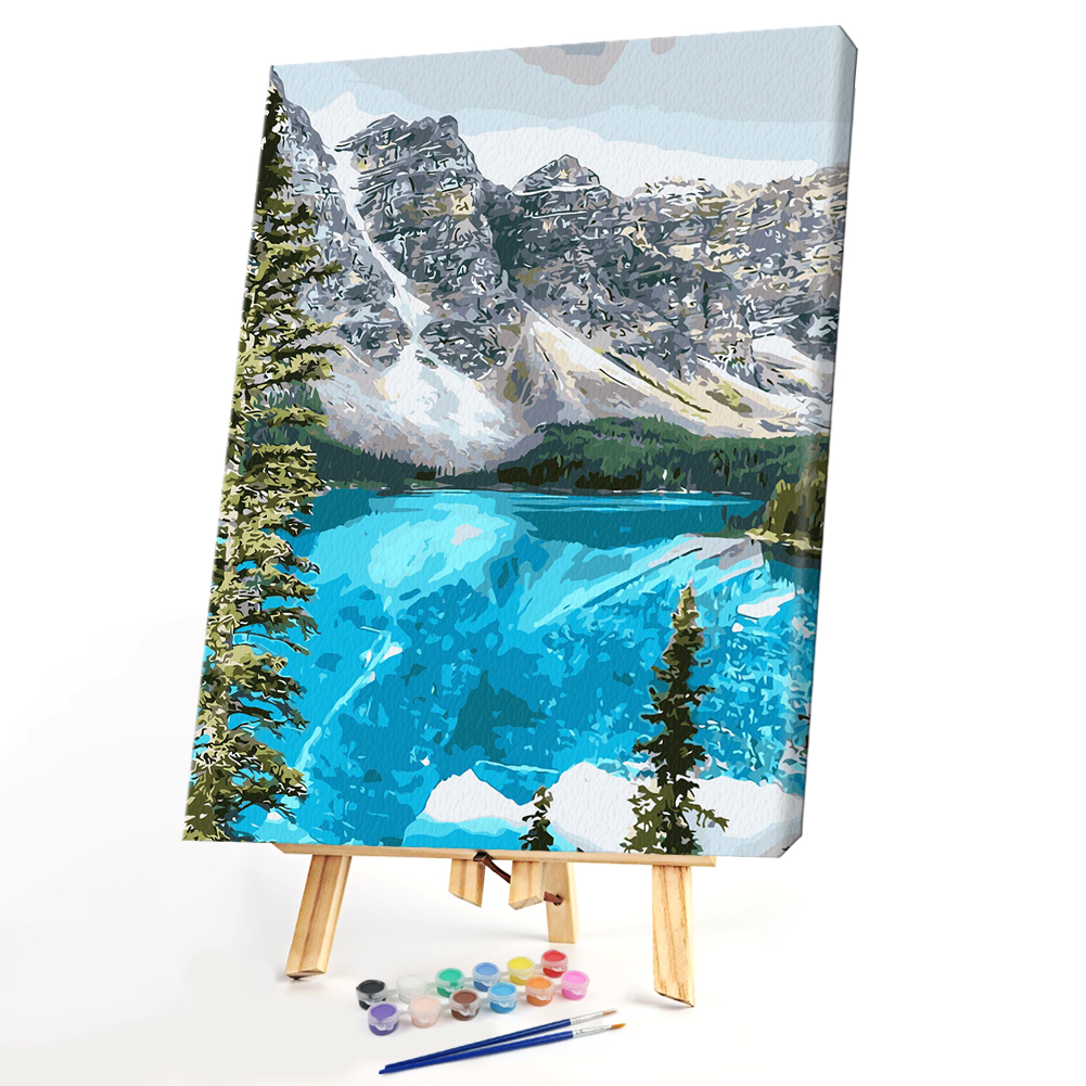 

40*50CM Paint By Numbers-Mountains Lake, 501 Original