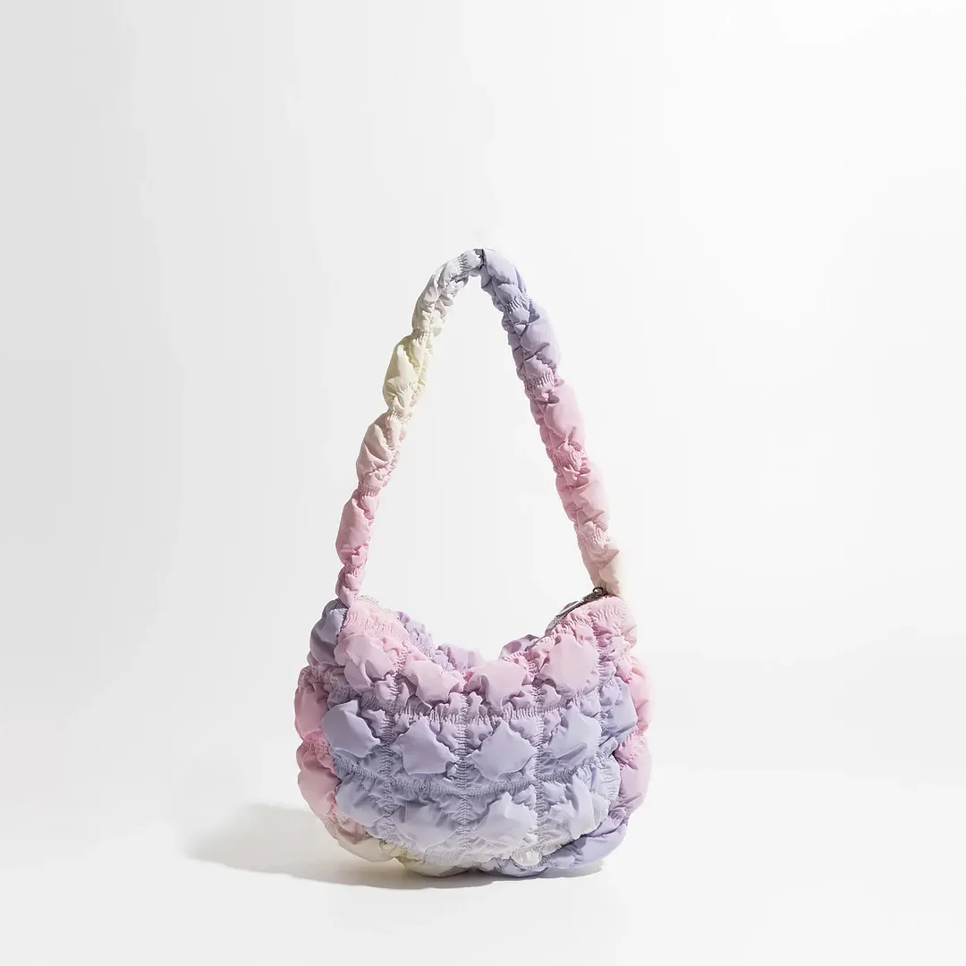 Brownm Girl Rainbow Quilted Bag