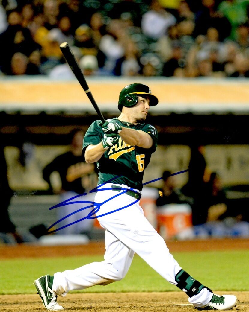 Autographed SETH SMITH Oakland A's 8x10 Photo Poster painting w/ COA