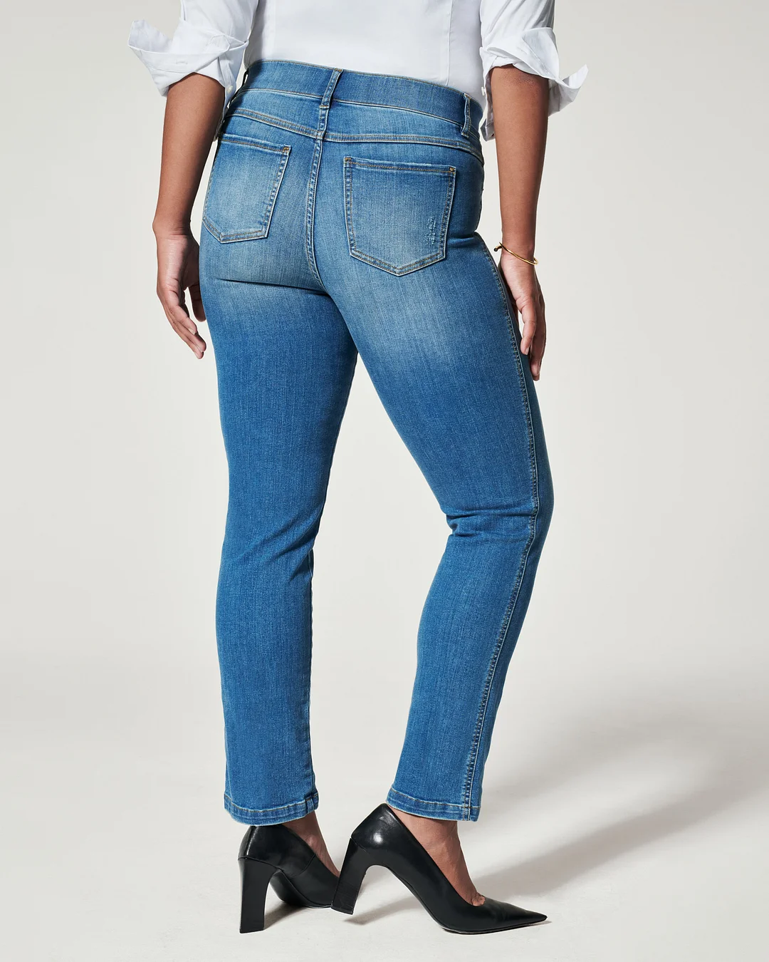 Ankle Straight Leg Jeans, Vintage Indigo