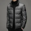 Warm thickened solid color down jacket