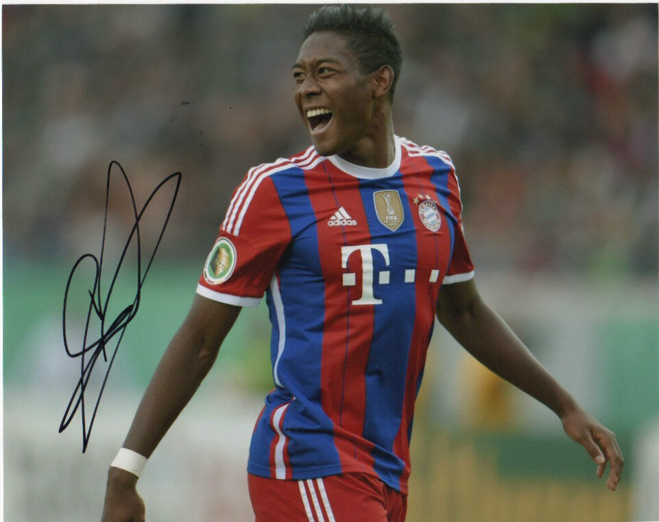 Bayern Munich David Alaba Autographed Signed 8x10 Photo Poster painting COA