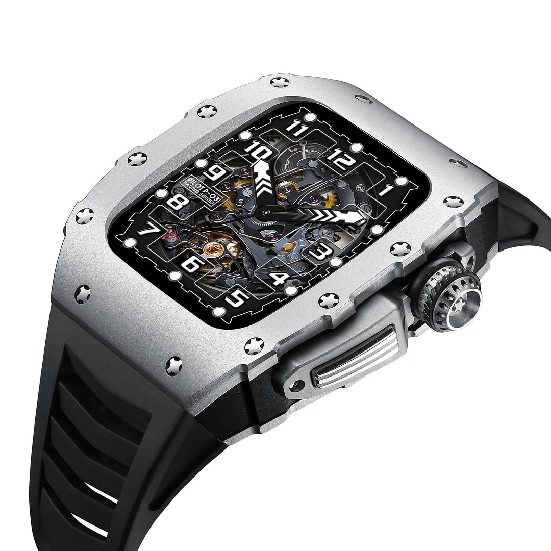 ⌚Aero-grade aluminum conversion kit for Apple Watch