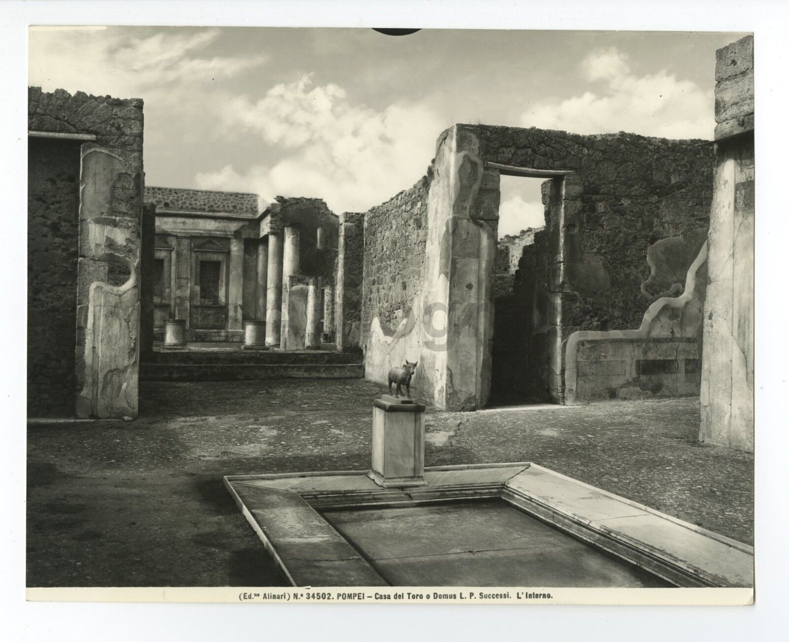 Ancient Pompeii - Vintage 8x10 Publication Photo Poster paintinggraph - Italy