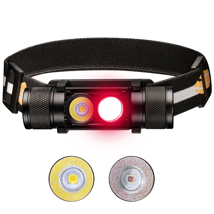 【Ship From DE】H25LR(D25LR) Rechargeable Headlamp 