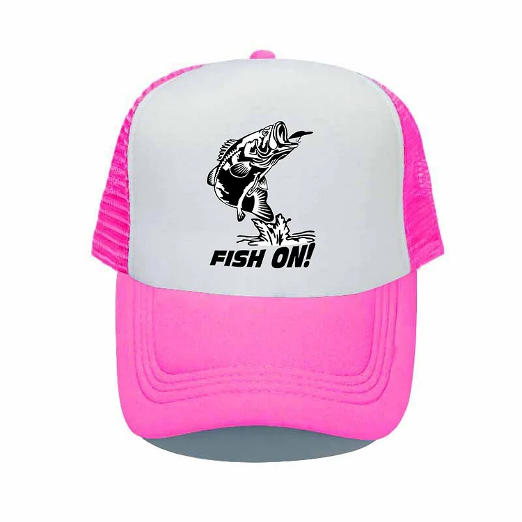 Bass Fish On Baseball Caps For Man Woman Sun Breathable Mesh Bony Cap Outdoor Snapback Hat Dad Hat Summer Cool Trucker Cap MZ135