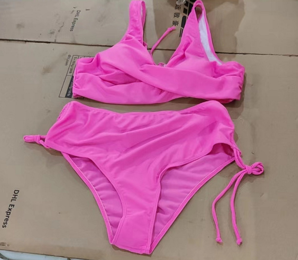 Mature Women Fashion Strappy Bikini Swimsuit
