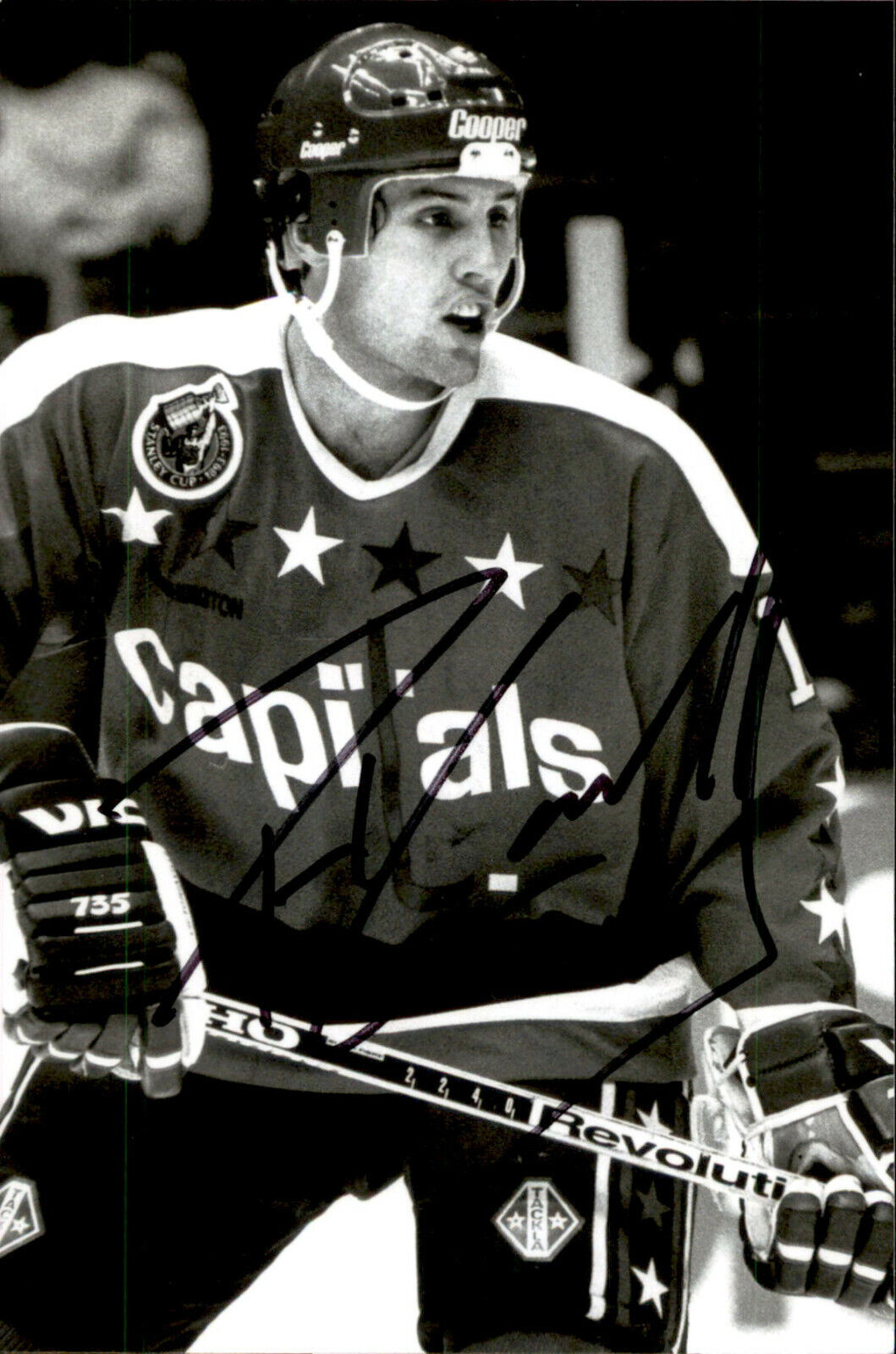 Paul Cavallini SIGNED autographed 4x6 Photo Poster painting WASHINGTON CAPITALS