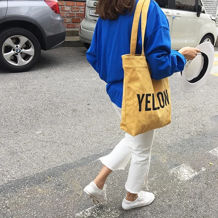 Letter Tote Bag