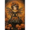 Diamond Painting -DIY Round Drill Halloween Girl(40x60 CM)