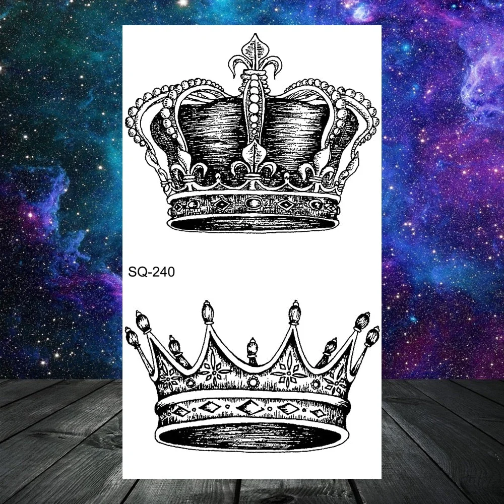 Black Whale Universe Planet Temporary Tattoos For Women Adult Men Constellation Outer Space Moon Fake Tattoo Small Tatoo Paper