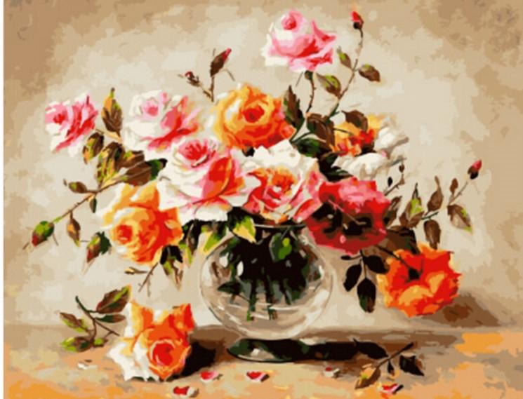 

Flowers Bloom – Paint By Numbers - 40*50CM, 501 Original