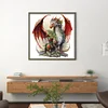 Christmas Pterosaur - 11CT Stamped Cross Stitch - 40*40cm - Dragon Xmas