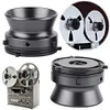 1 Pair Reel To Reel Tape Nab Hub Adapter Polished Aluminum Alloy 10 Inch Opener
