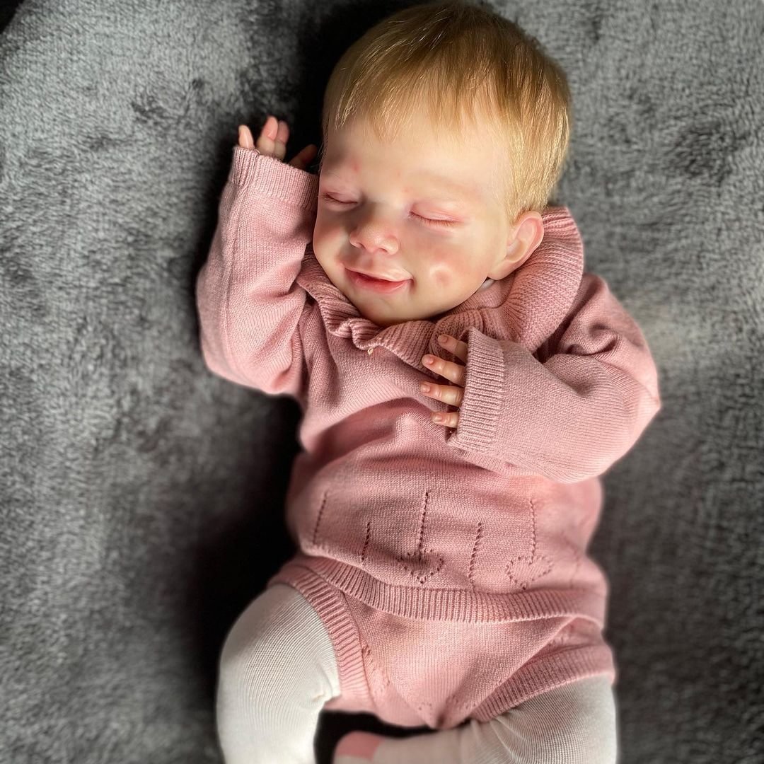 15" Realistic Brianna Lifelike Reborn Baby Doll-Best Christmas Gift with “Heartbeat” and Sound