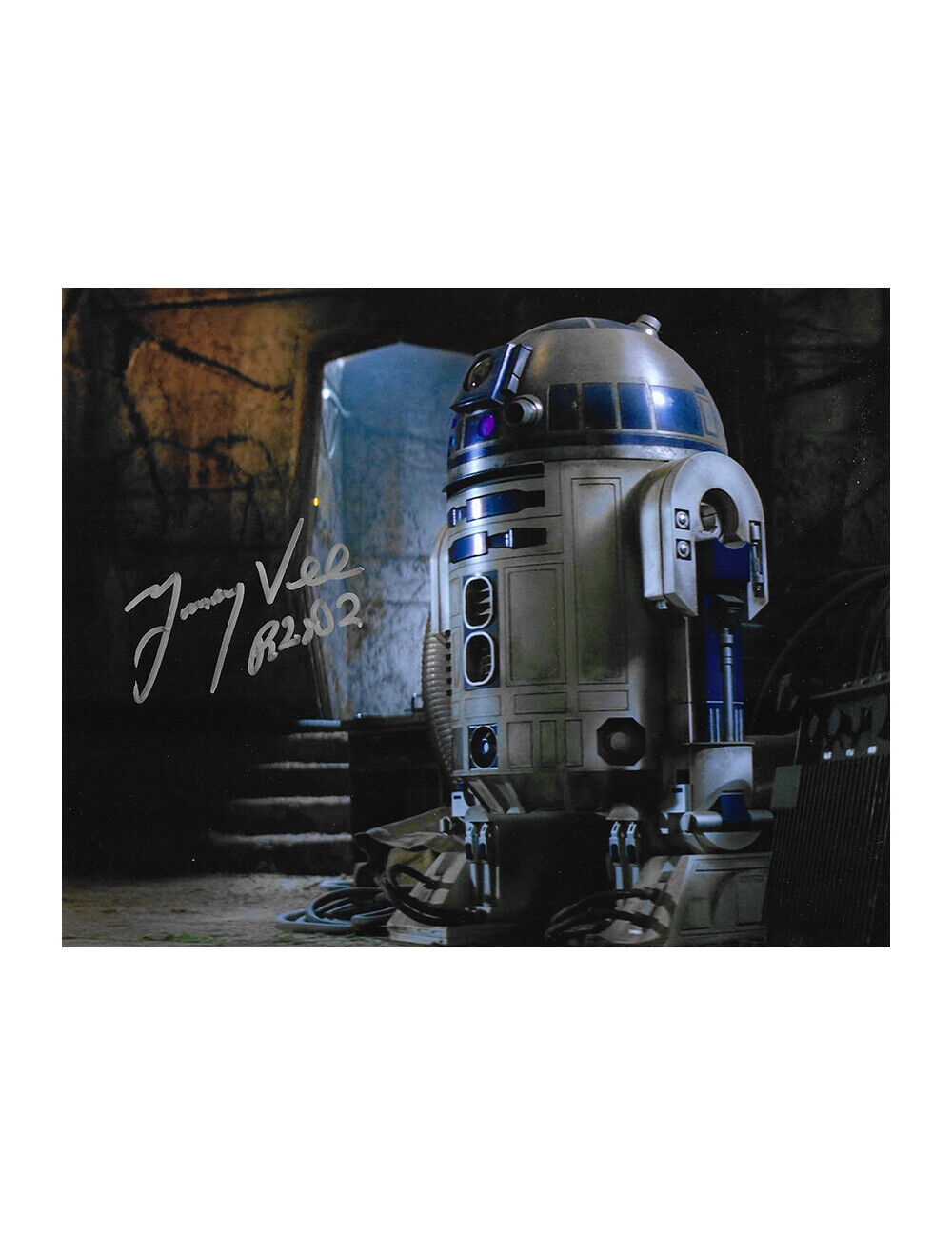 10x8 Star Wars Print Signed by Jimmy Vee 100% Authentic With COA