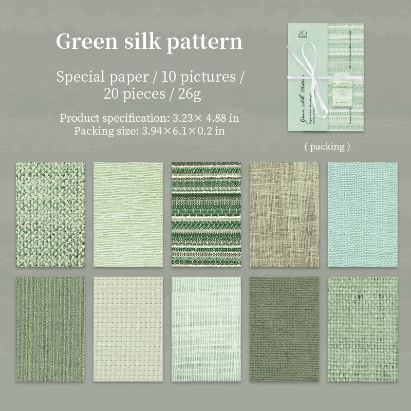 Material Paper - Paper Fabric Workshop Series Vintage Pattern 