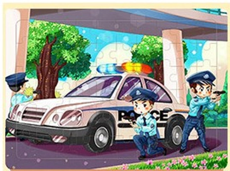 Puzzles Toddler(3-6years) Cartoon Wood Toys