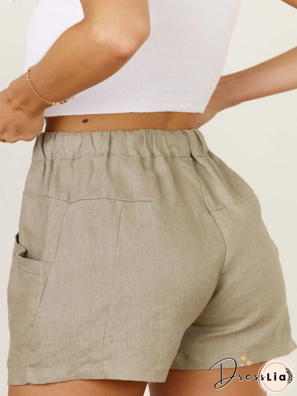 Women'S Shorts Casual Lace-Up Pocket Track Shorts