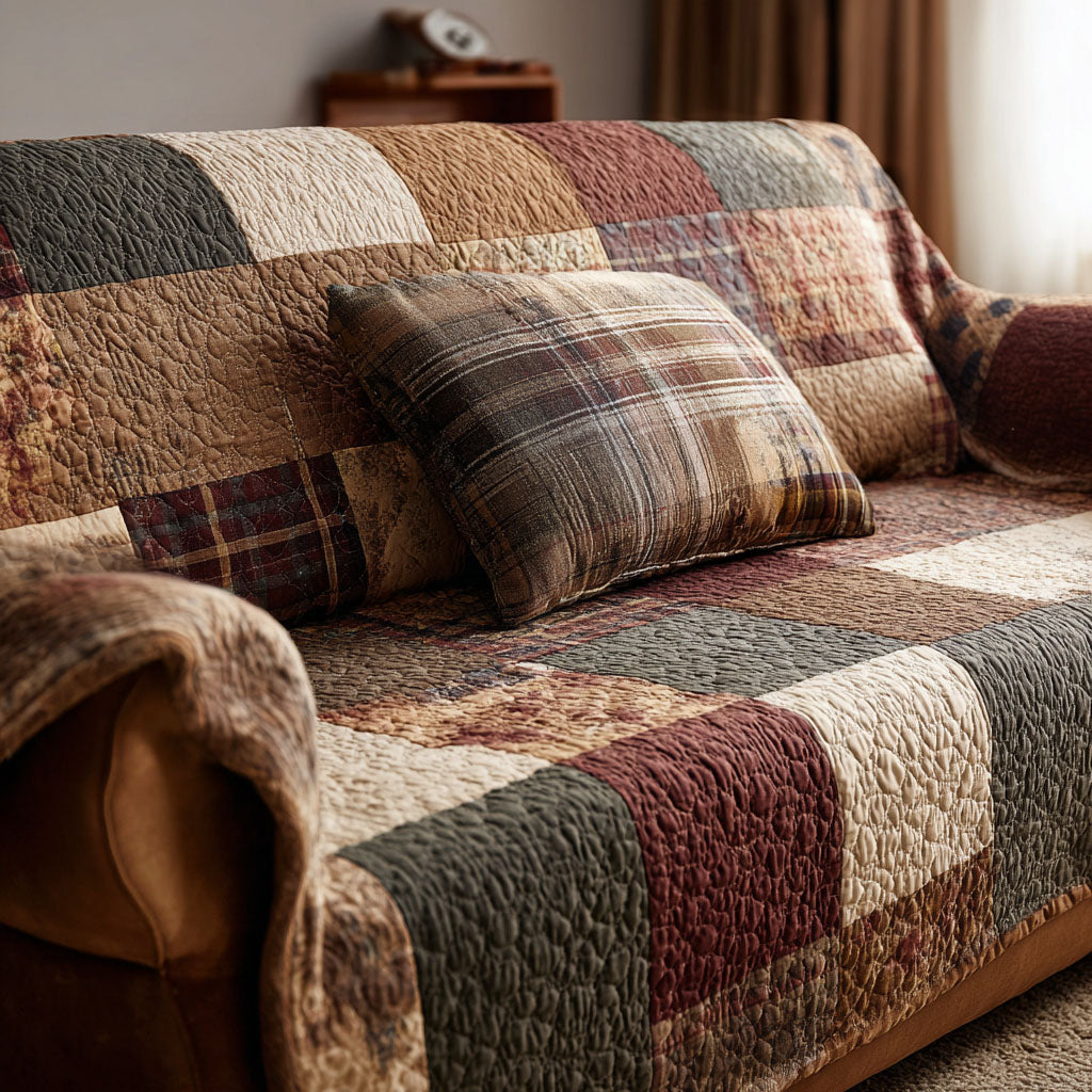 Wild Earth Quilted Sofa Cover NCU0NT12119 everthome