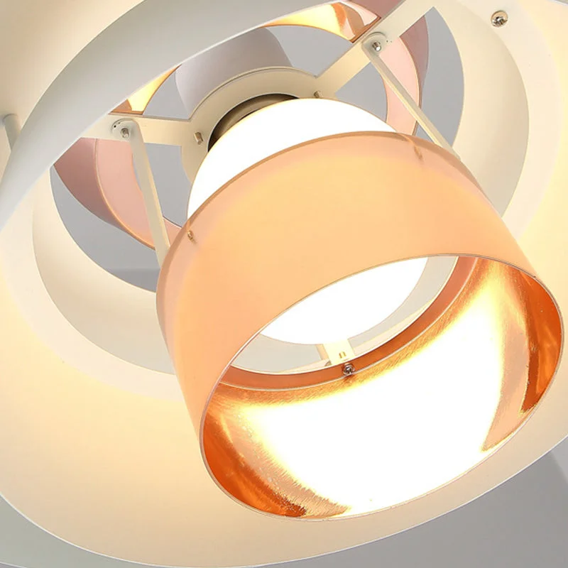 Nordic Led Dining Room Chandelier Wrought Iron Pendant Lamp