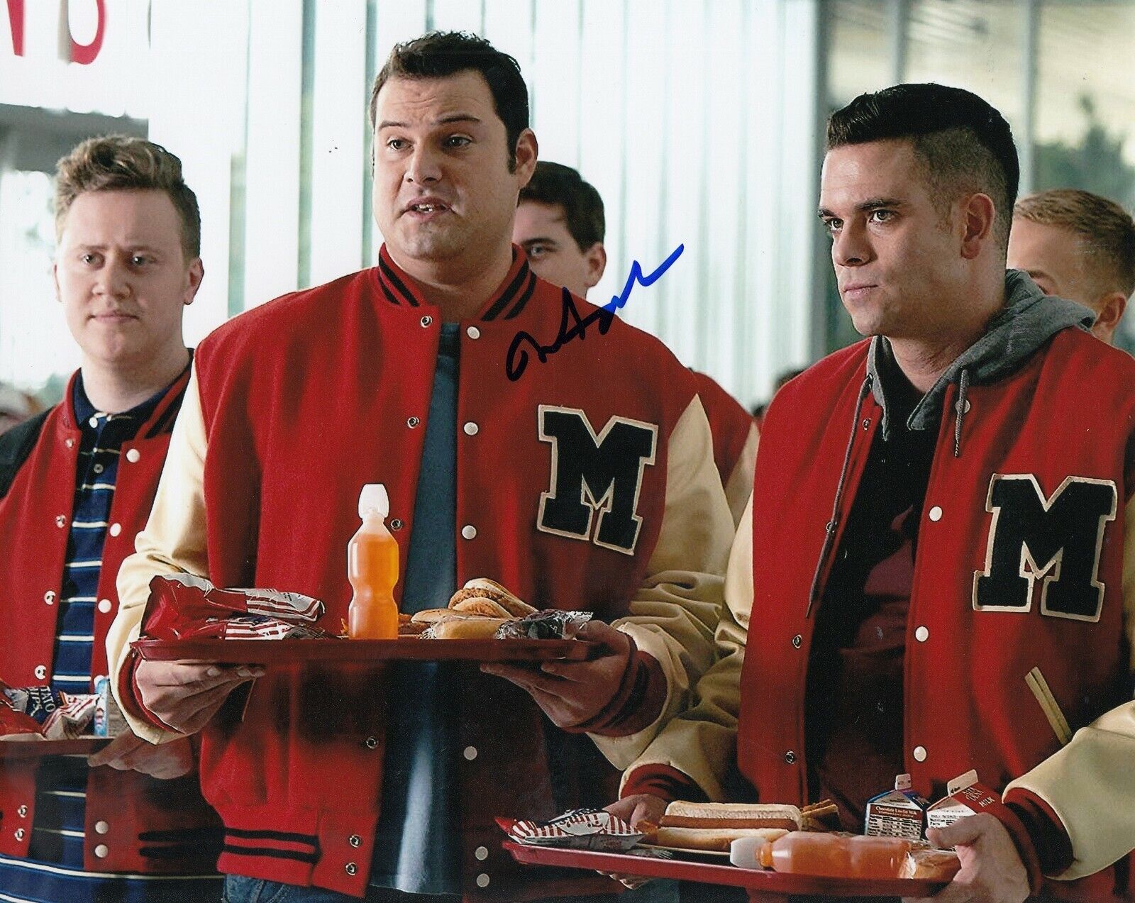 MAX ADLER signed (GLEE) 8X10 Photo Poster painting *Dave Karofsky* autographed W/COA #1