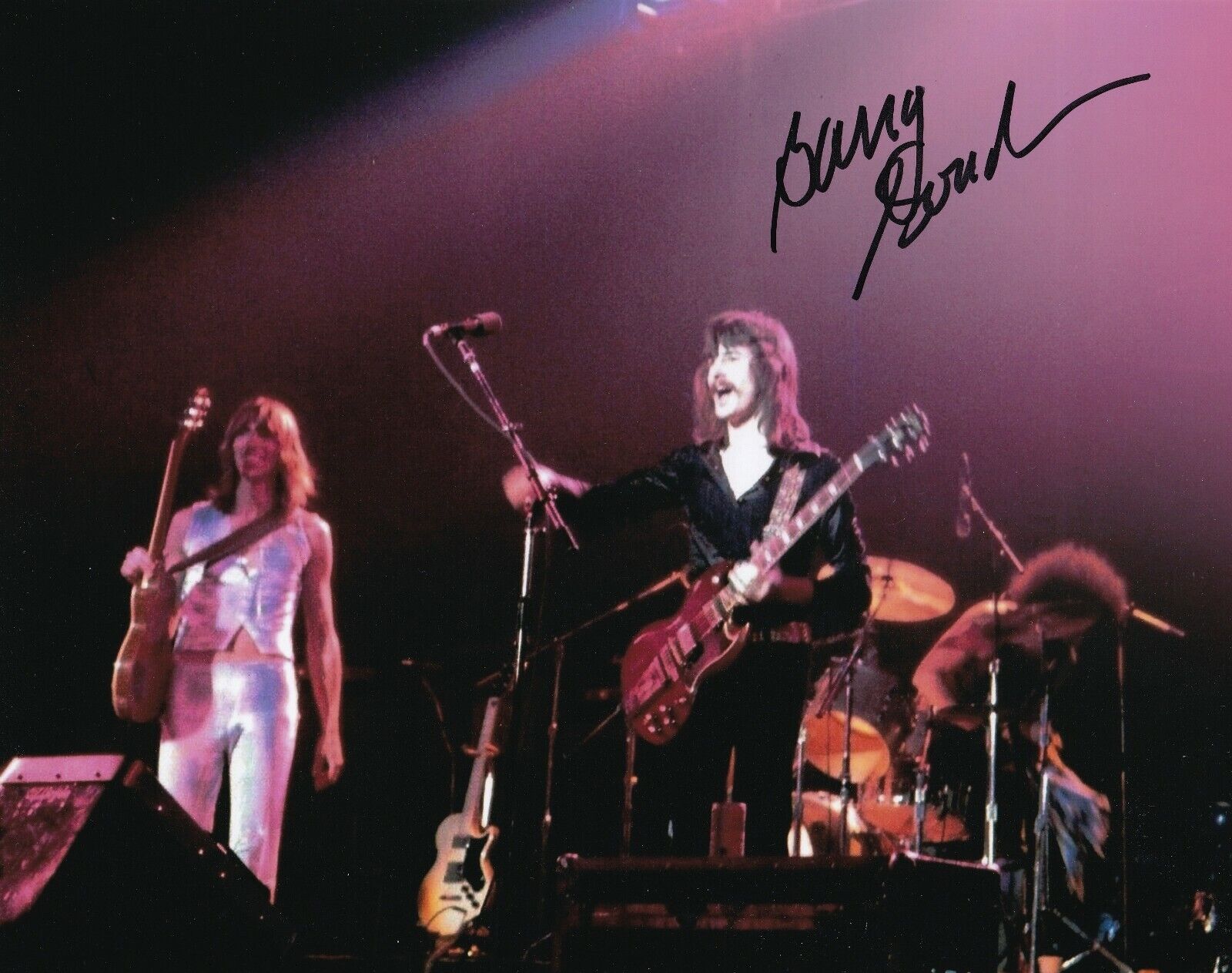 Barry Goudreau of Boston REAL hand SIGNED Photo Poster painting COA Autographed