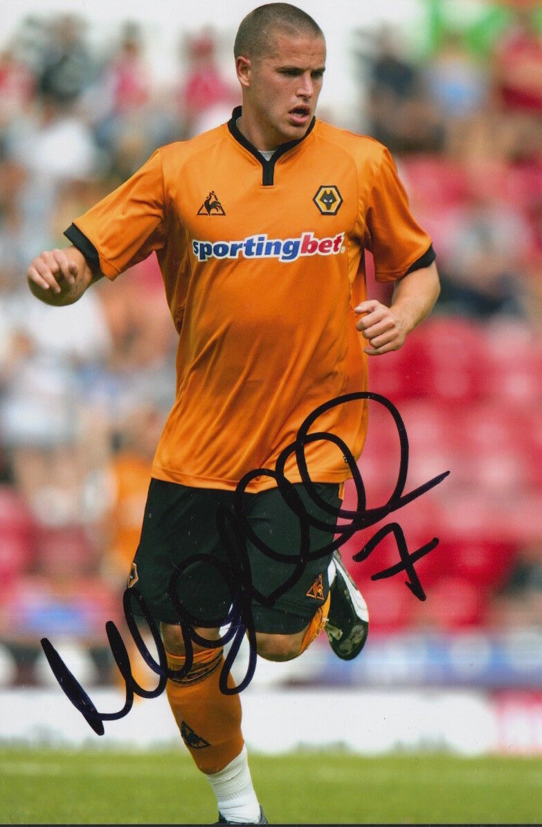 WOLVES HAND SIGNED MICHAEL KIGHTLY 6X4 Photo Poster painting 1.