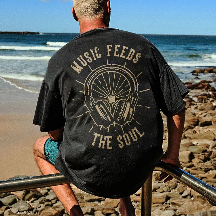 Music Feeds The Soul T-shirt