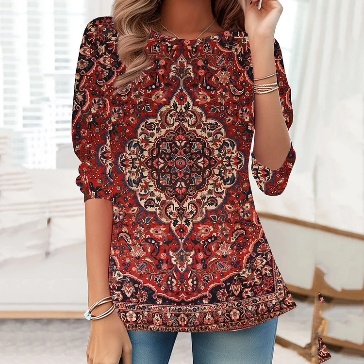 Vintage Geometric Women's T-Shirt