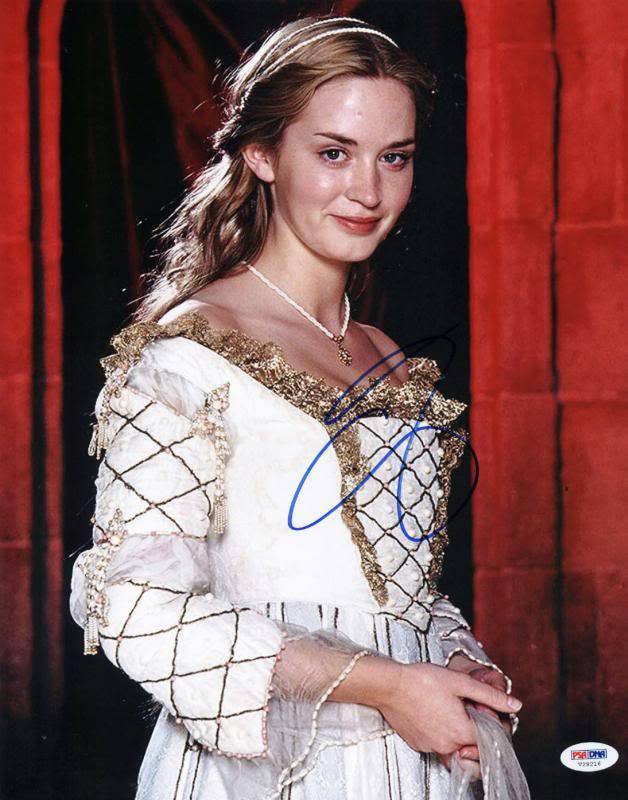 Emily Blunt The Young Victoria Signed Authentic 11X14 Photo Poster painting PSA/DNA #V29216