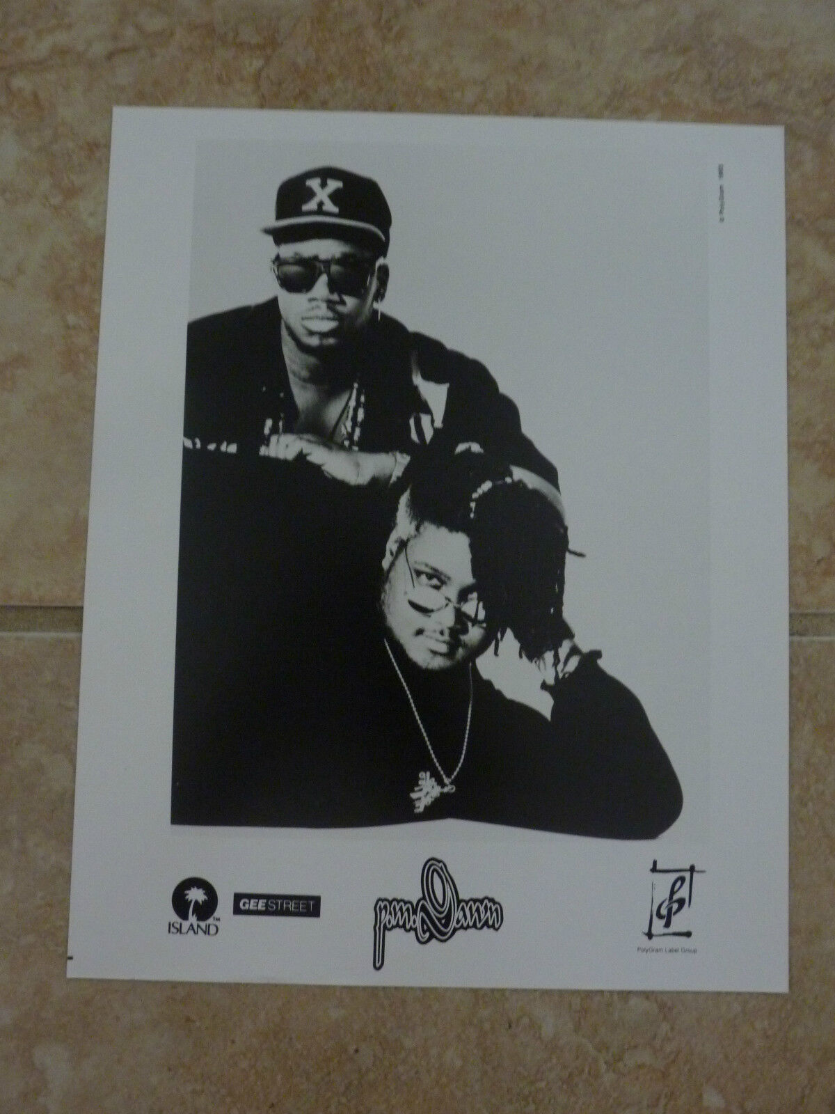 PM Dawn 8x10 B&W Publicity Picture Promo Photo Poster painting