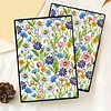 Flowers 5D DIY Diamond Art Painting Notebook Kit 50 Pages A5 Rhinestone Art Painting Notebook Kit for Adults Beginners Holiday Birthday Gift