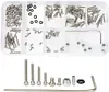 186pcs RC Crawler Screw Tool Kit, Screws Kit Repair Tool, M1.4 Flat & Cup Screws Nuts & Bolts Set for 1/24 Axial SCX24 Deadbolt/ C10 /B-17 RC Car Upgrade Tools