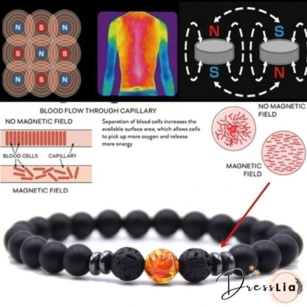 1 Pcs Fashion Men and Women Bracelet Magnetic Health Bracelet for Loss Weight