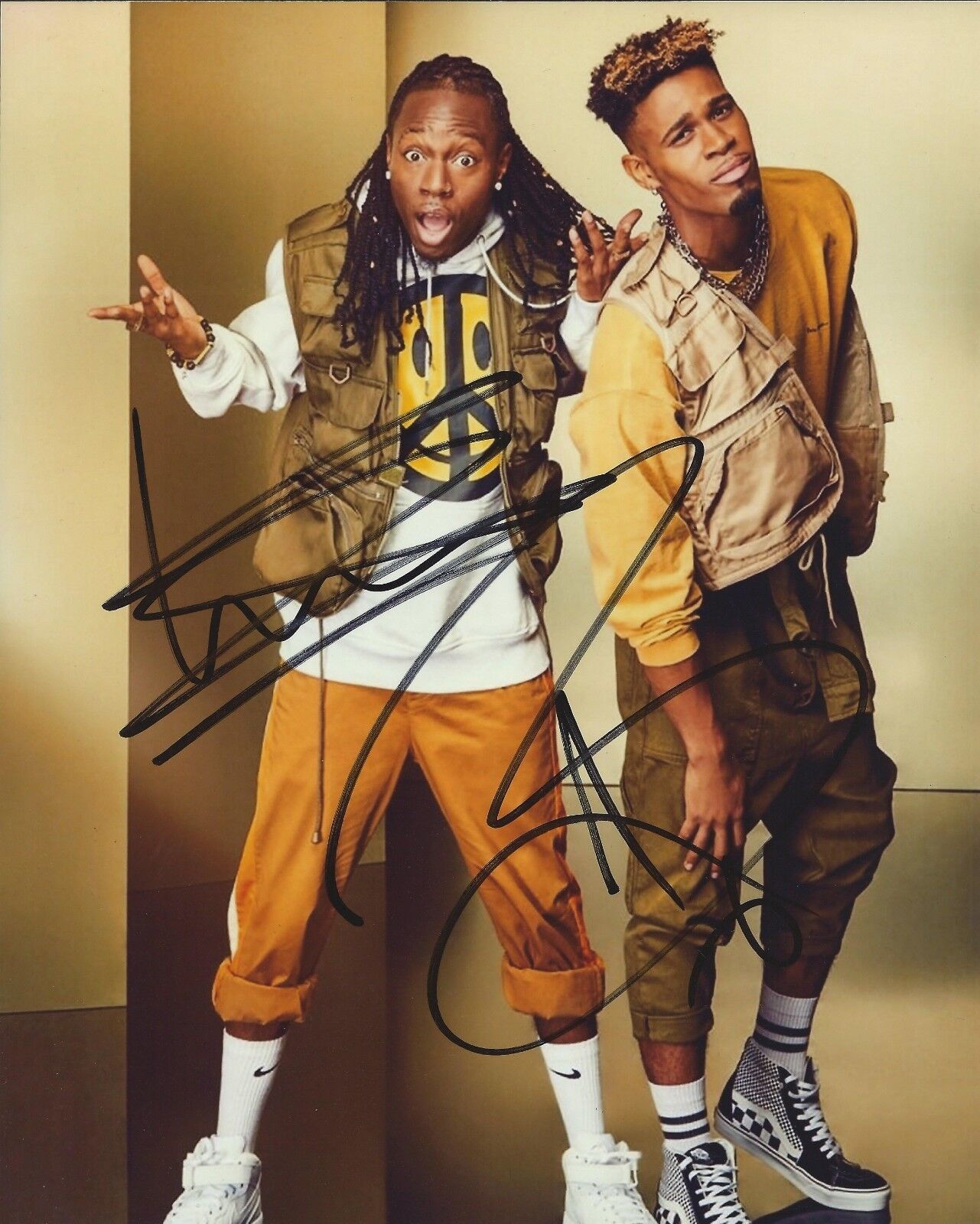 Misunderstood autographs - signed x factor Photo Poster painting