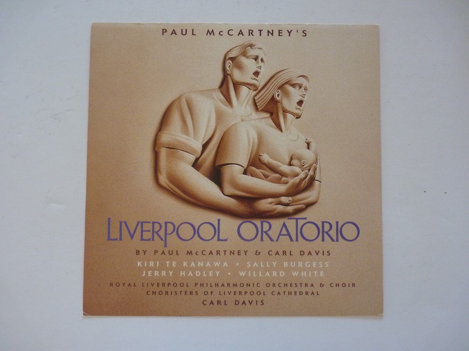 Paul McCartney Liverpool Oratorio LP Record Photo Poster painting Flat 12x12 Poster