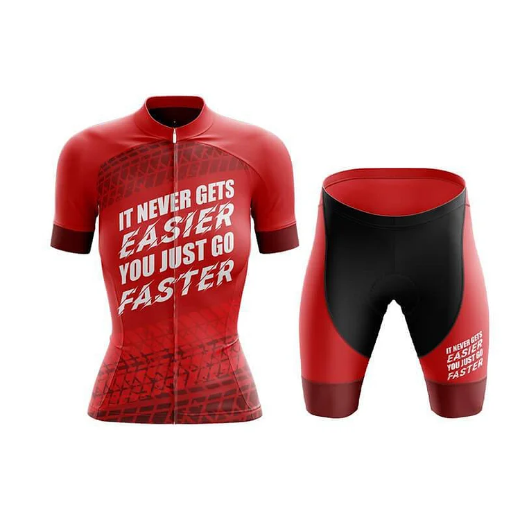 Just Go Faster Women's Short Sleeve Cycling Kit