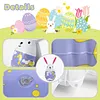 6 Pcs Easter Inflatable Outdoor Decorations PVC Colored Giant Egg Ornaments Blow Up Easter Egg Yard Decorations for Lawn/Garden/Porch/Courtyard