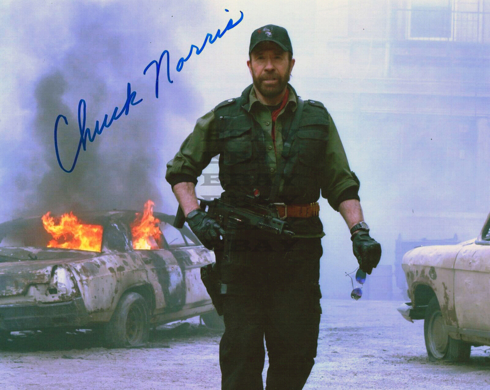 Chuck Norris The Expendables Signed 8x10 Photo Poster painting Reprint