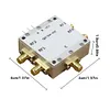 0.1-6GHz SP4T Switch 1 To 4 RF Switch All Four Microwave Electronic Switches