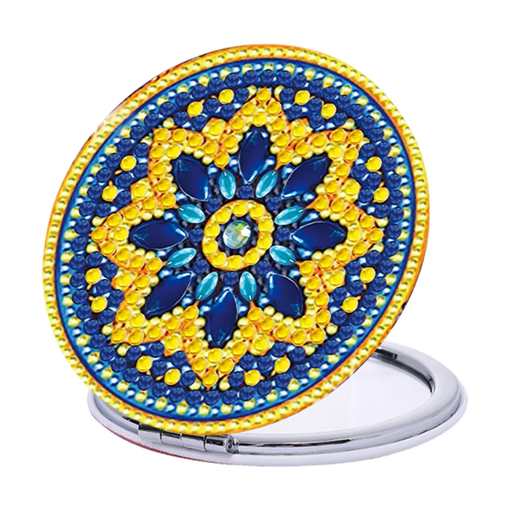 DIY Diamond Painting Special-Shaped Double Sided Compact Mirror Gift for Women Girls