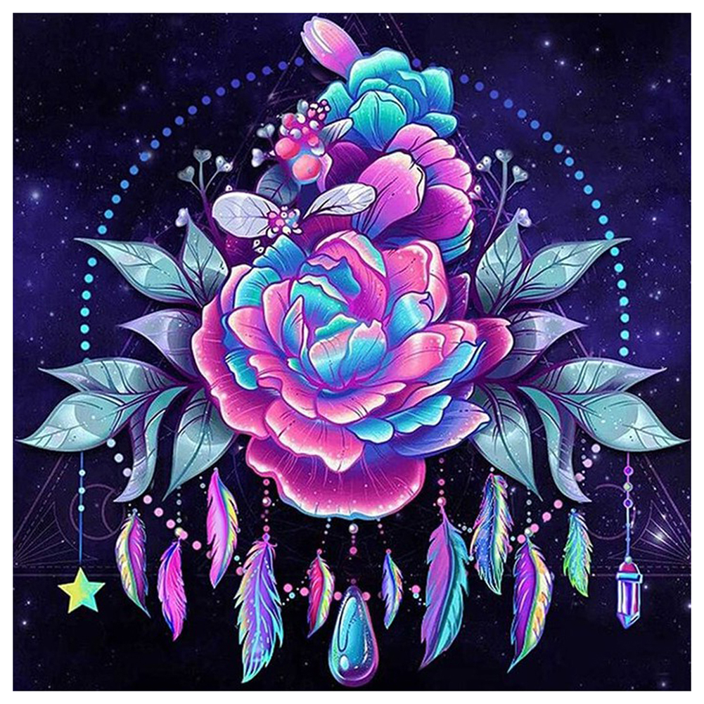 

Flower Dream Catcher - Round Drill Diamond Painting - 35*50CM, 501 Original