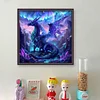 Dragon-14CT Stamped Cross Stitch 45*45cm