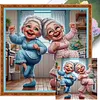 Old Lady-11CT Stamped Cross Stitch 45*45cm tapestrymarket